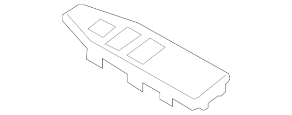 Genuine BMW Door Window Switch Bezel - 51417326362