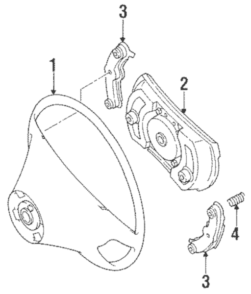 Genuine Mercedes Air Bag Clockspring - 1409931501