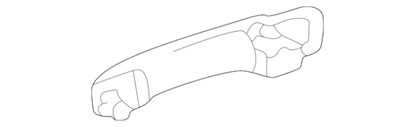 Genuine Mercedes Interior Door Handle Assembly - 1637600659