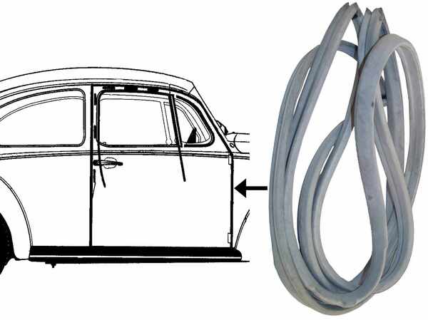Dansk Volkswagen Door Seal - 8185700180
