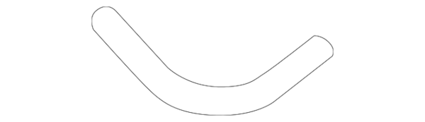 Genuine Mercedes Exhaust Tail Pipe - 4634902421