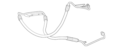 Genuine Mercedes Power Steering Pressure Hose - 2304666281 - Modded Euros