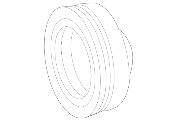 Genuine Mercedes Engine Crankshaft Pulley - 6510300803