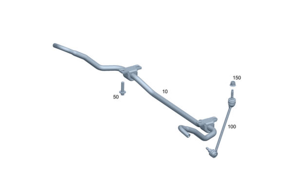Genuine Mercedes Suspension Stabilizer Bar Link - 2233236400