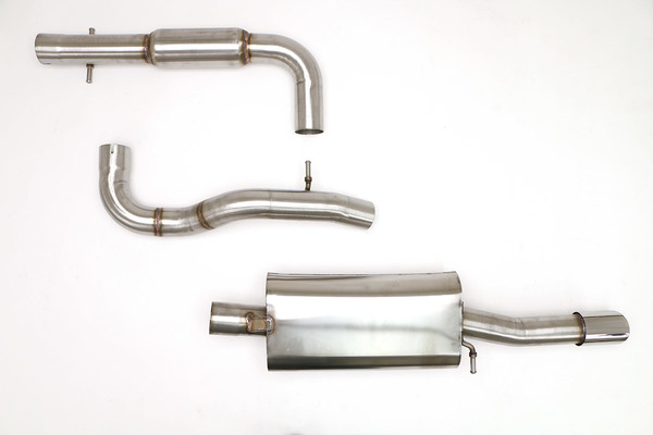 Billy Boat 3" Single Tip Cat-Back Exhaust System (04-05 Jetta 1.8T GLI)