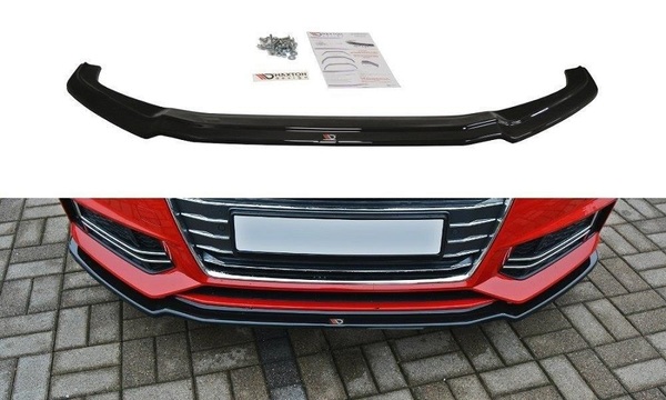Maxton Design V.1 Front Splitter - Carbon Look (17-18 A4 S-Line/S4)