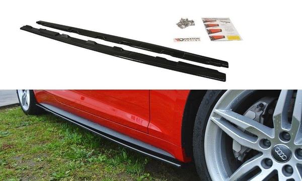 Maxton Design Side Skirts Diffusers - Carbon Look (18-19 S5/A5 S-Line Coupe)