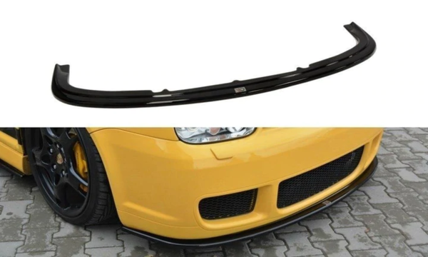 Maxton Design Front Splitter - Textured Black (04 Golf R32)