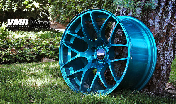 18x8.5 VMR V710 Wheels - Candy Teal (5x112/ET45/57.1)