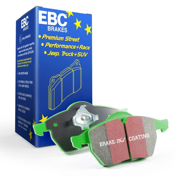 EBC Greenstuff 2000 Brake Pads - Front (94-95 Golf/Jetta VR6, 94-96 GTI 2.0L, 97-98 Jetta TDI)