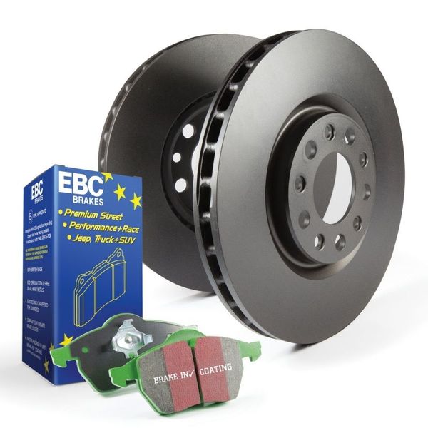 EBC S11 Greenstuff Pad & 312x25mm RK Rotor Kit - Front (00-06 TT, 03-05 GTI/Jetta)