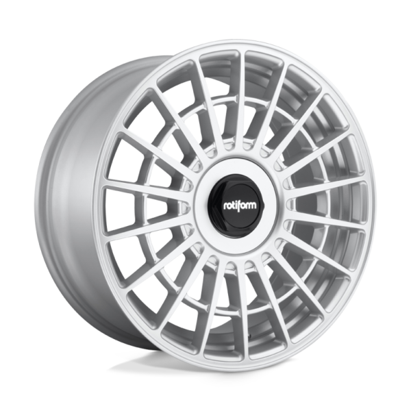 18x8.5 Rotiform R143 LAS-R Wheel - Gloss Silver (5x112 & 5x120/ET35/72.5)